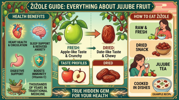 Žižole Guide: Health Benefits, Taste, and How to Eat Jujube Fruit