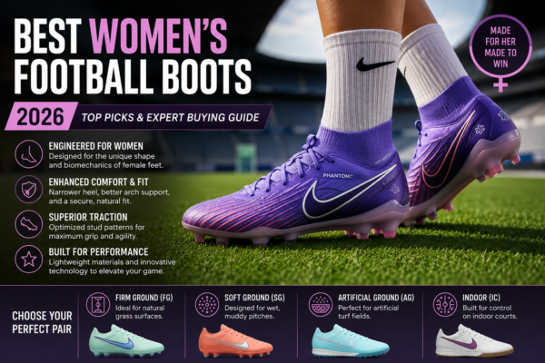 Best Women’s Football Boots 2026: Top Picks & Expert Buying Guide