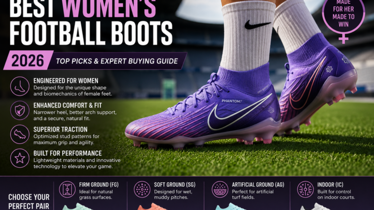 Best Women’s Football Boots 2026: Top Picks & Expert Buying Guide